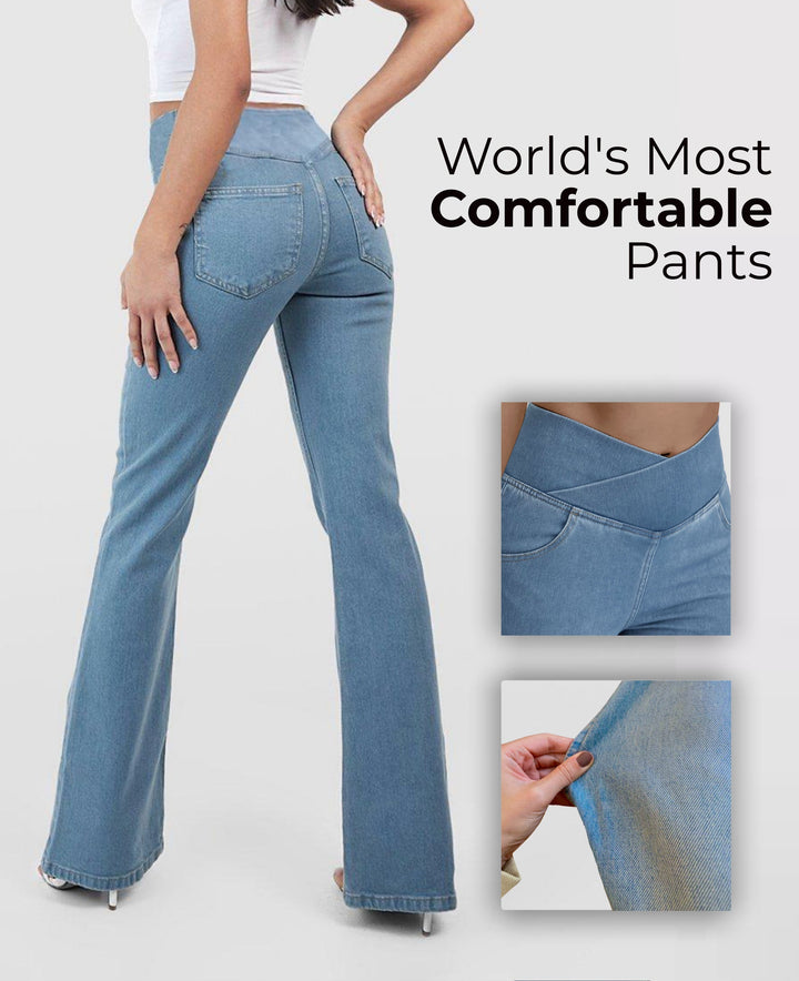 Lune London | Jean extensible taille haute