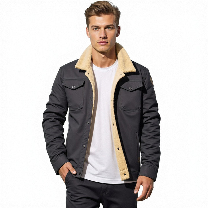 Lune London | Vintage Style Winter Bomber Jacket - Warm Lined for Leisure and Everyday