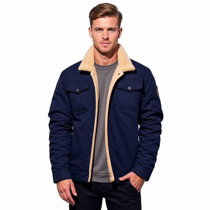 Lune London | Vintage Style Winter Bomber Jacket - Warm Lined for Leisure and Everyday