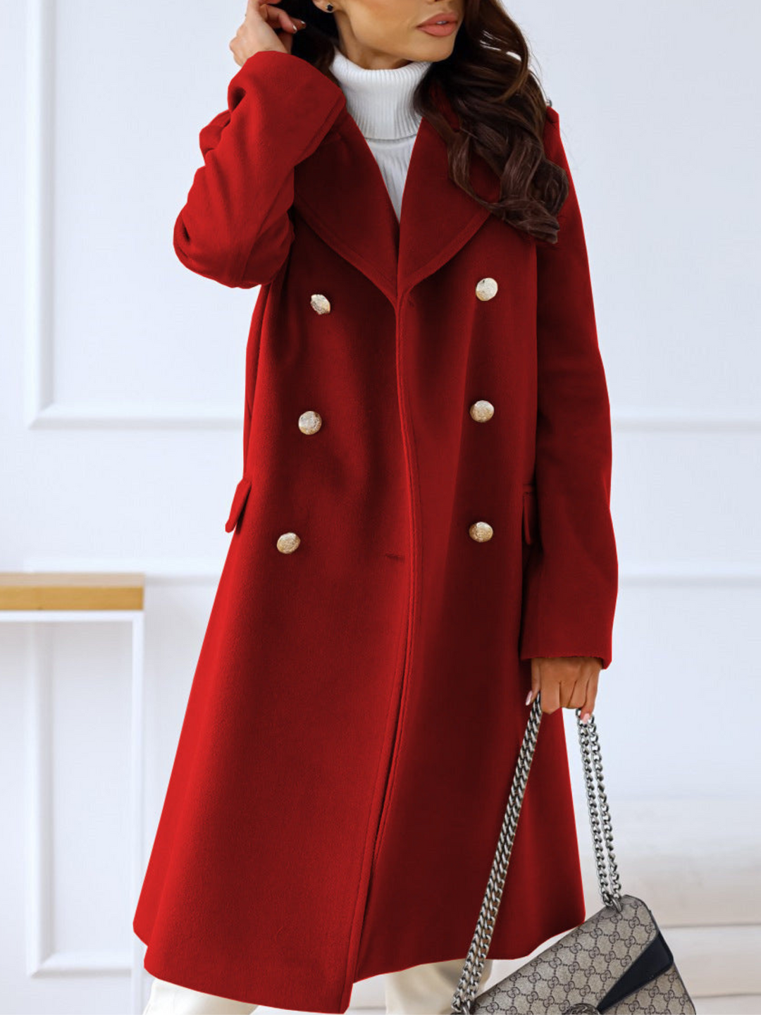 Lune London | Double-breasted coat for women - Winter