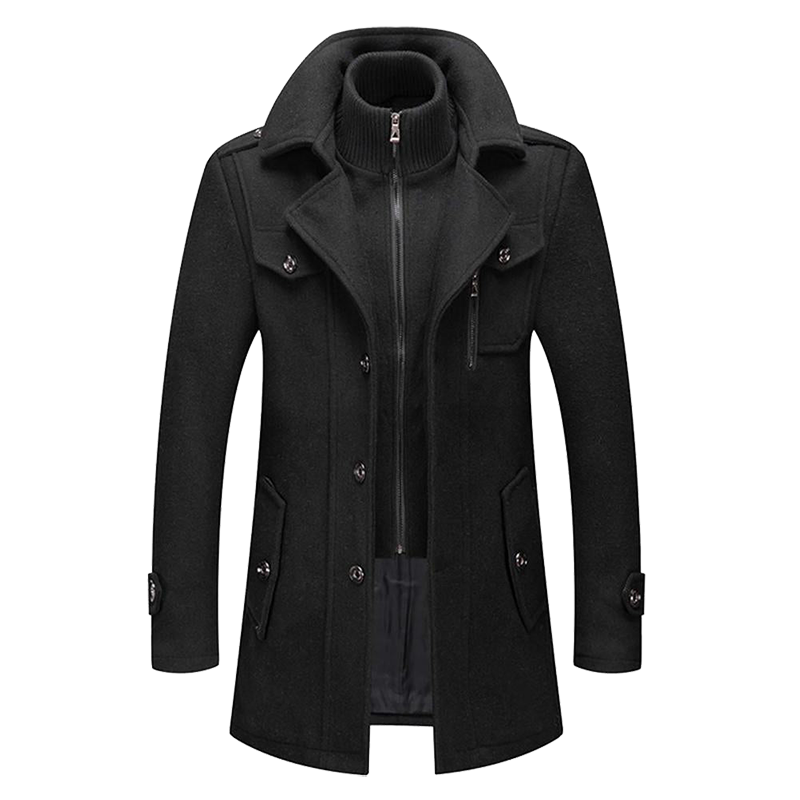 Lune London | Double-breasted coat for men - Regular fit