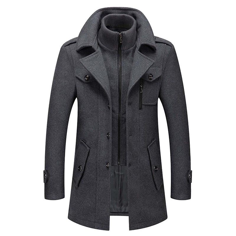 Lune London | Double-breasted coat for men - Regular fit