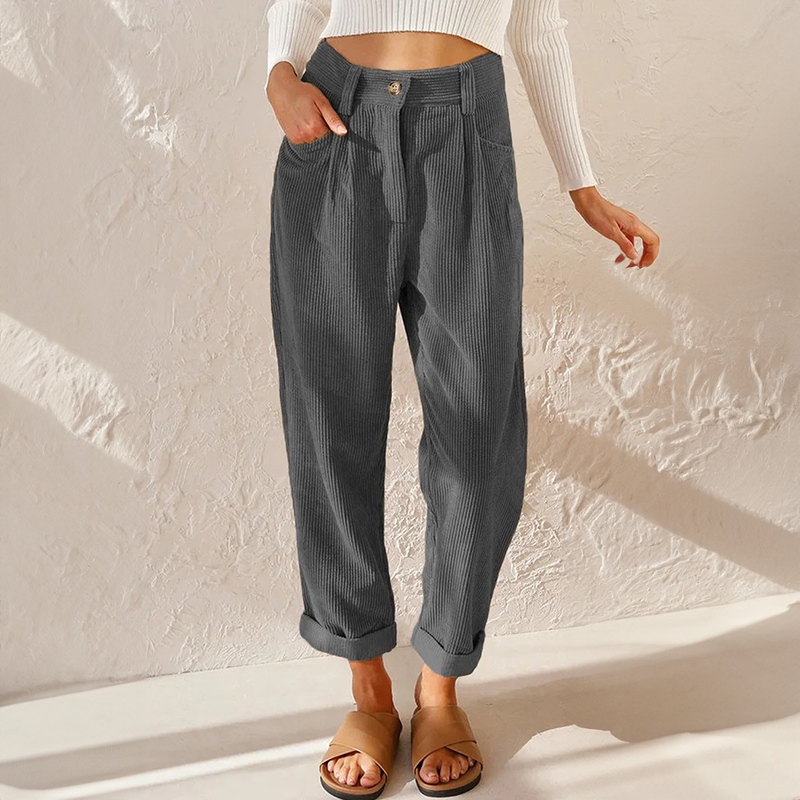 Lune London | Casual Corduroy Pants for Women