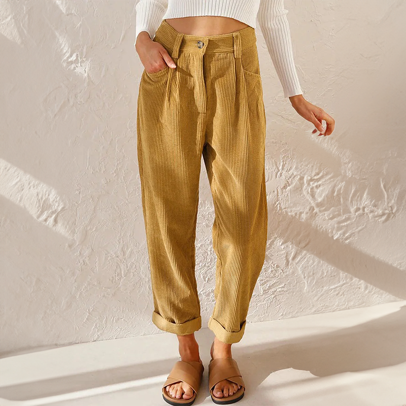 Lune London | Casual Corduroy Pants for Women