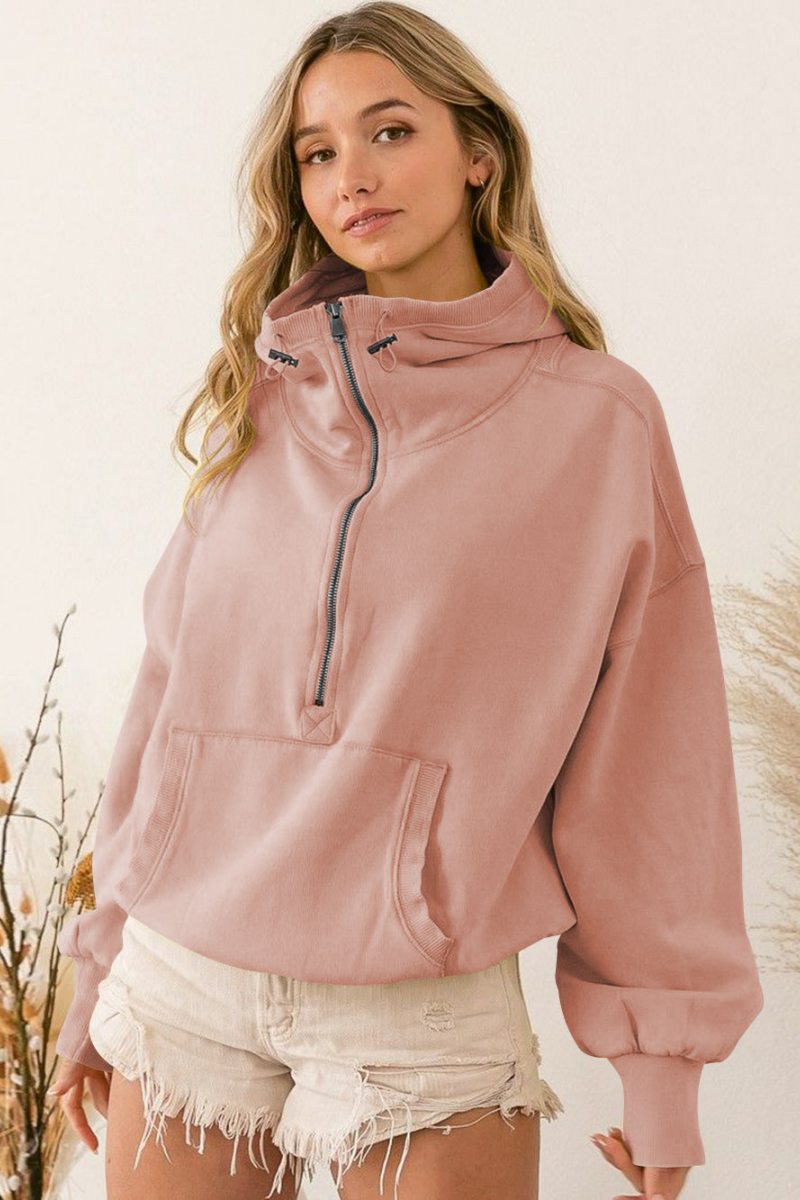 Lune London | With Pockets Hoodie Light Jacket - Crepe