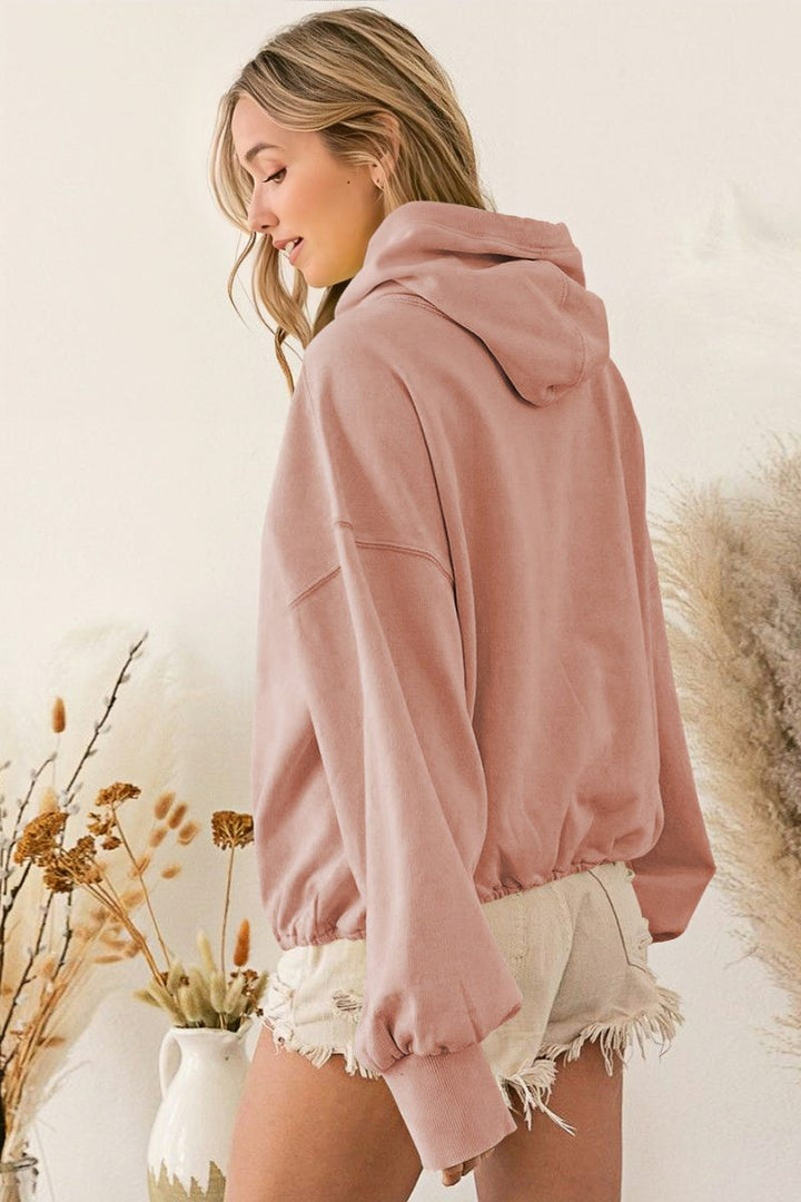 Lune London | With Pockets Hoodie Light Jacket - Crepe