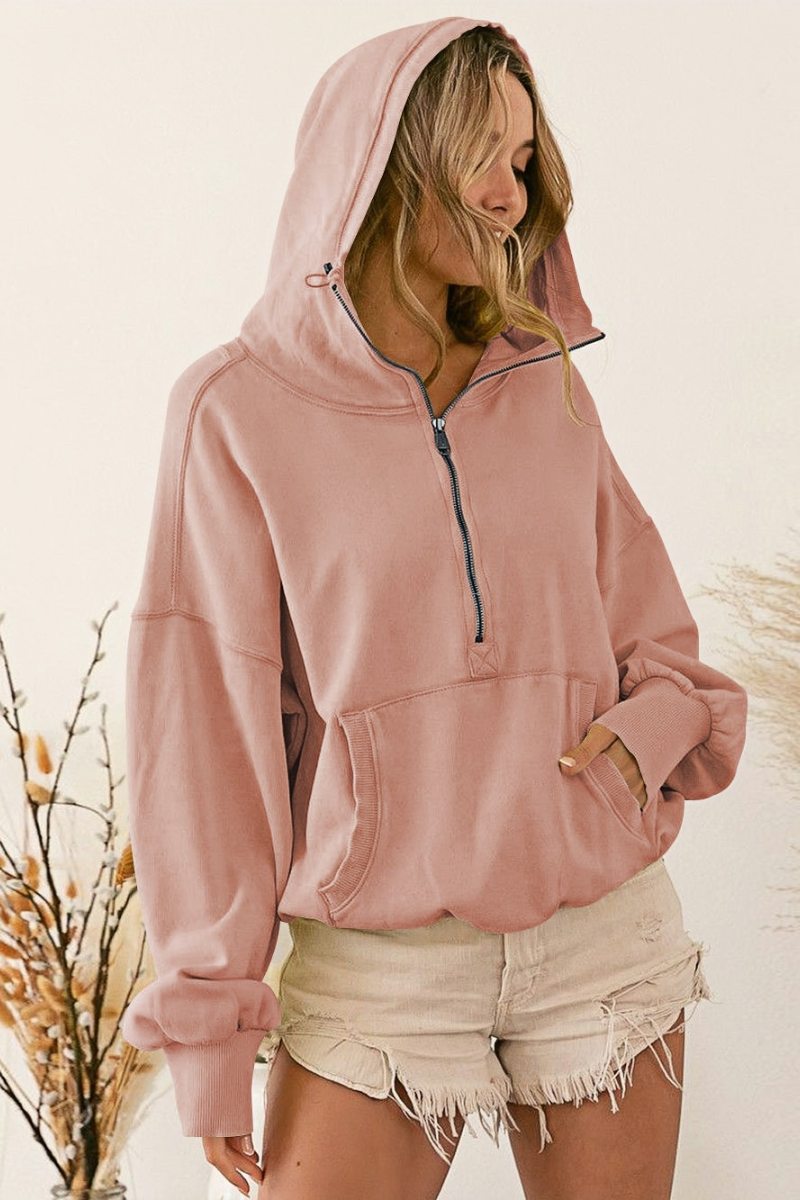 Lune London | With Pockets Hoodie Light Jacket - Crepe