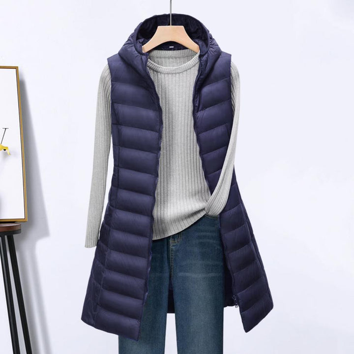 Lune London | Longer Bodywarmer Comfortable, Elegant, Longer Padded Jacket