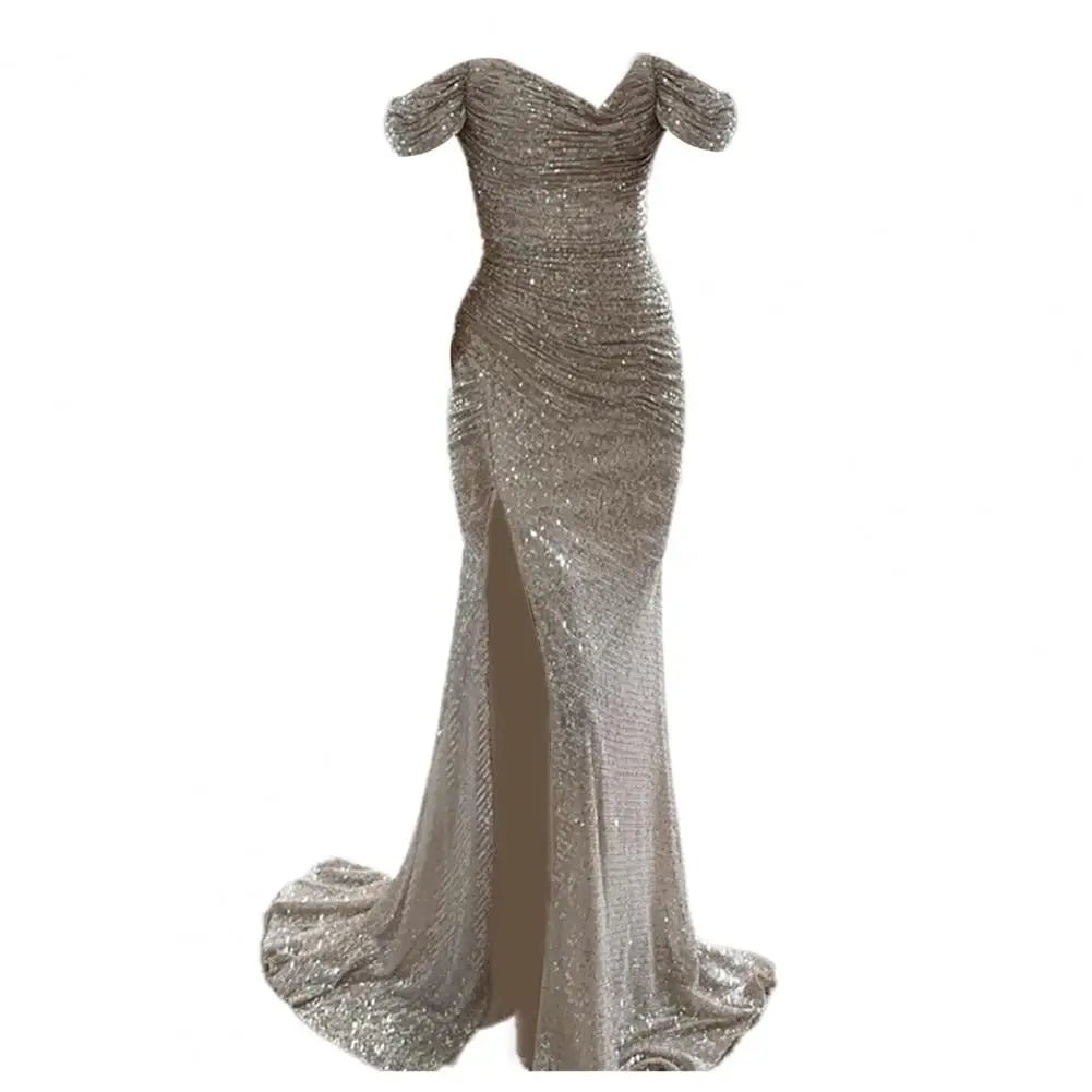 Lune London | Dress Elegant Off-Shoulder Evening Dress