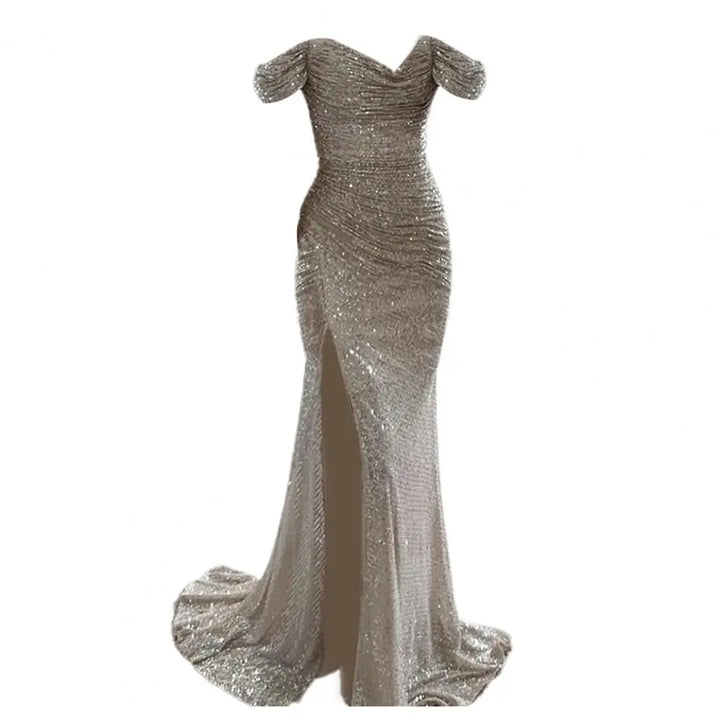 Lune London | Dress Elegant Off-Shoulder Evening Dress