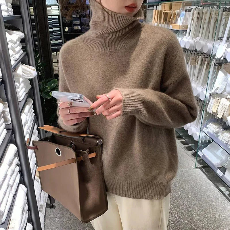 Lune London | Turtleneck Sweater - Women's Fashion