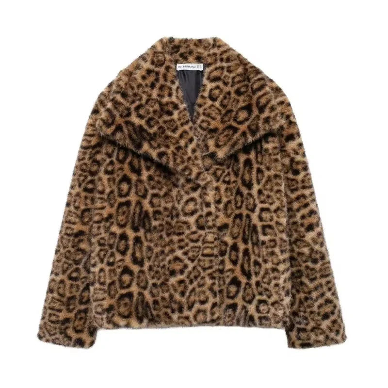 Lune London | Manteau d'hiver pour femmes - Manteau long en fausse fourrure