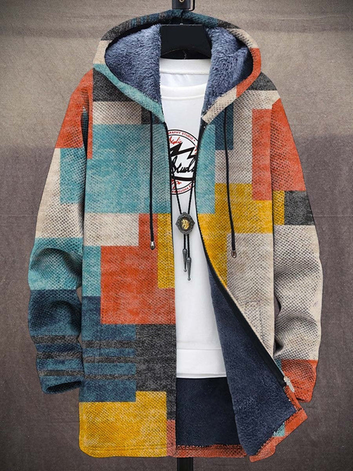 Lune London | Artistic cardigan with colorful brushstrokes