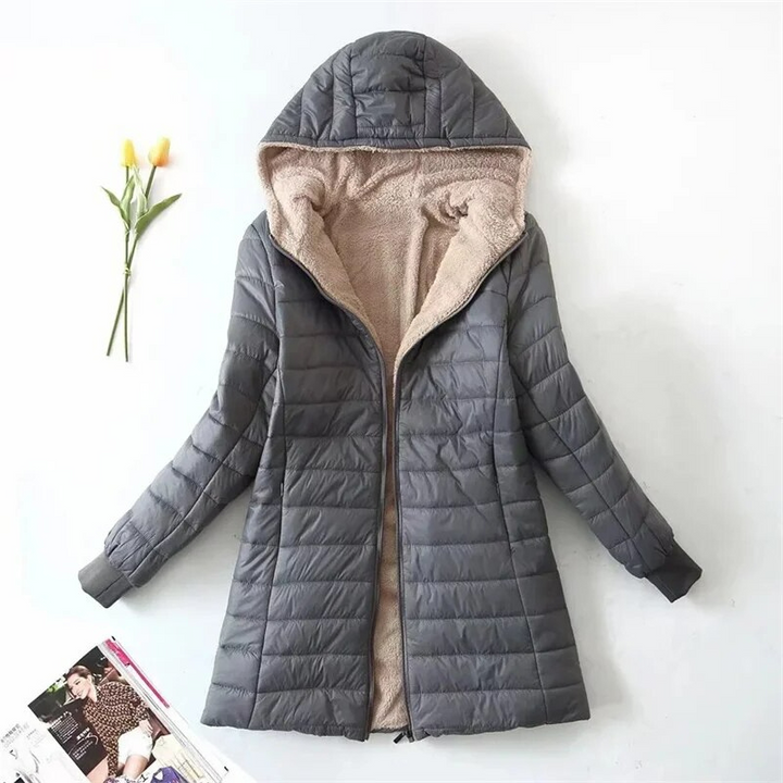 Lune London | lightweight jacket for women with fleece lining for winter