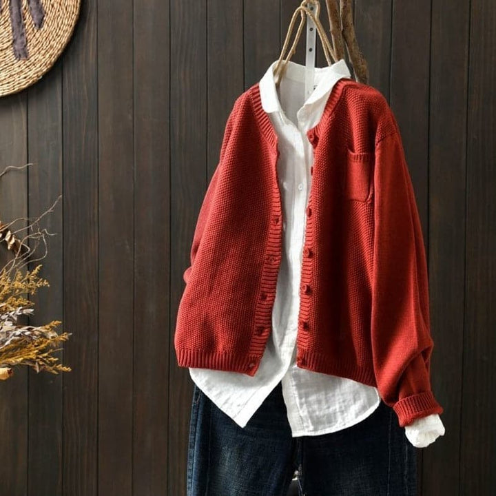 Lune London | Cardigan - Knit - Button Closure - Oversized Fit - Soft and Comfortable