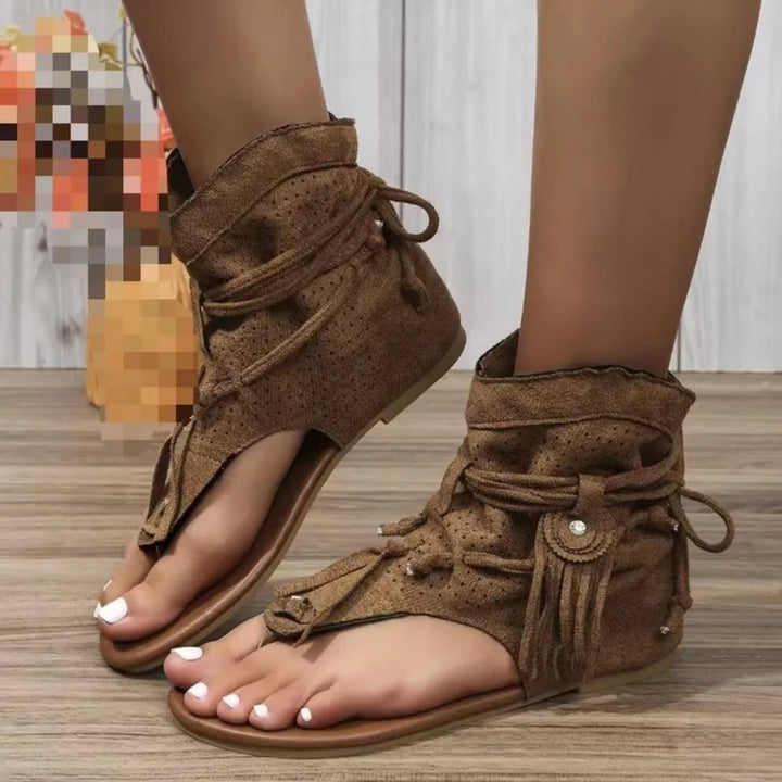 Lune London | Retro Vintage Suede Women Sandals