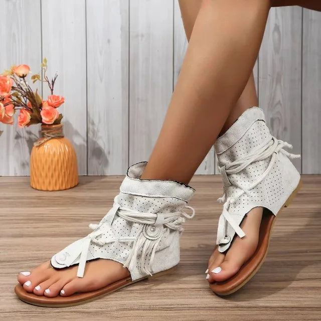 Lune London | Retro Vintage Suede Women Sandals