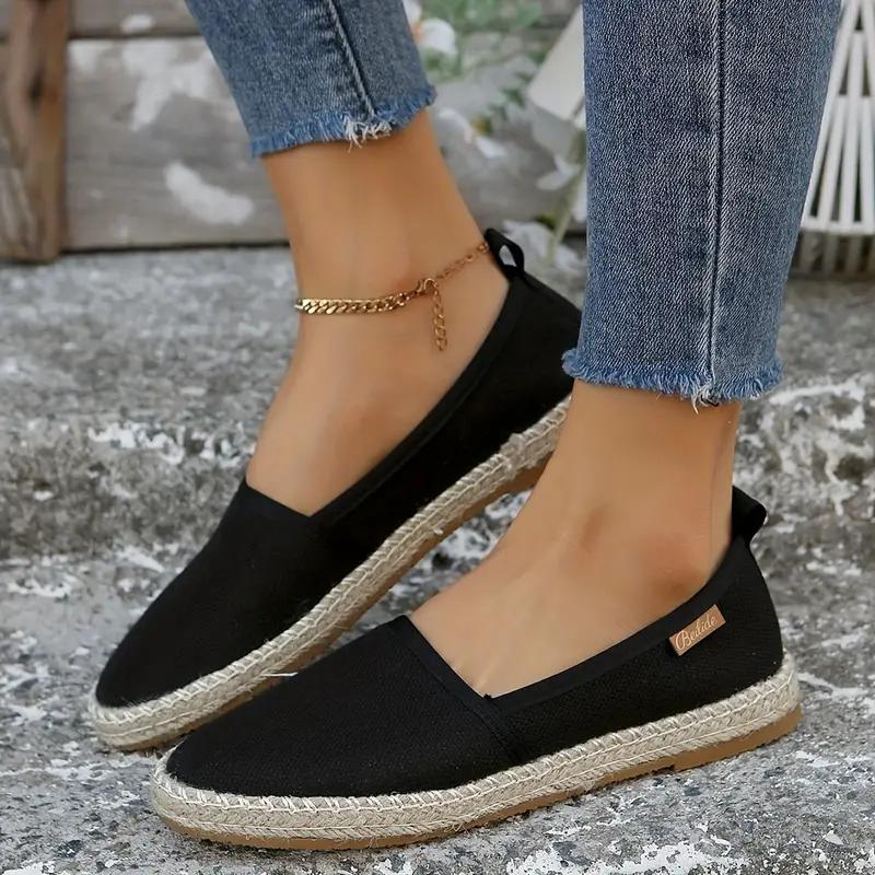 Lune London | Espadrilles Flat Lightweight Shoes Made Of Canvas