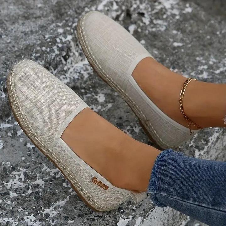 Lune London | Espadrilles Flat Lightweight Shoes Made Of Canvas