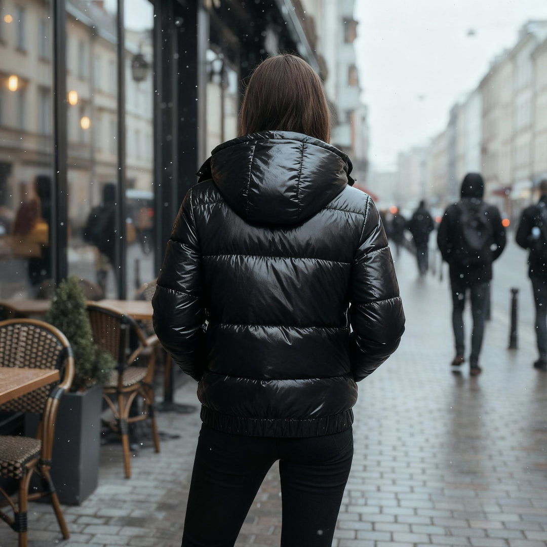 Lune London | Shiny Water-repellent Warm Women's Winter Jacket