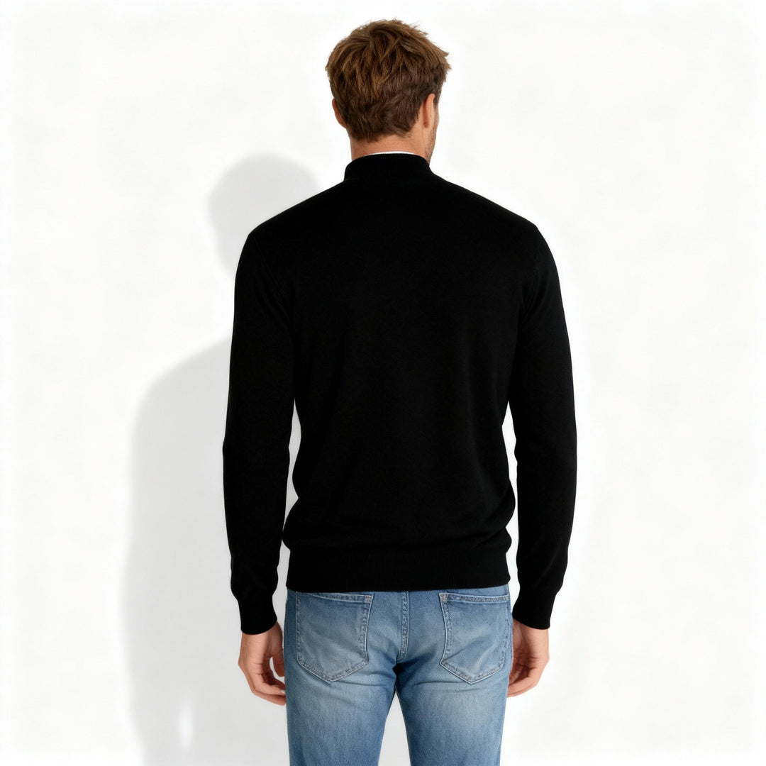 Lune London | V-Neck Zipper Pullover
