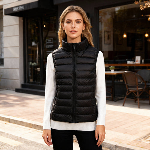 Lune London | Women Ultra-Light Down Vest for Stylish Comfort