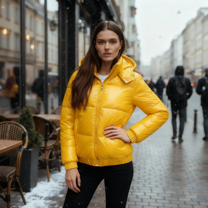 Lune London | Shiny Water-repellent Warm Women's Winter Jacket