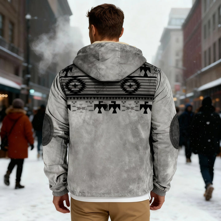 Lune London | Hooded Jacket with Native Print
