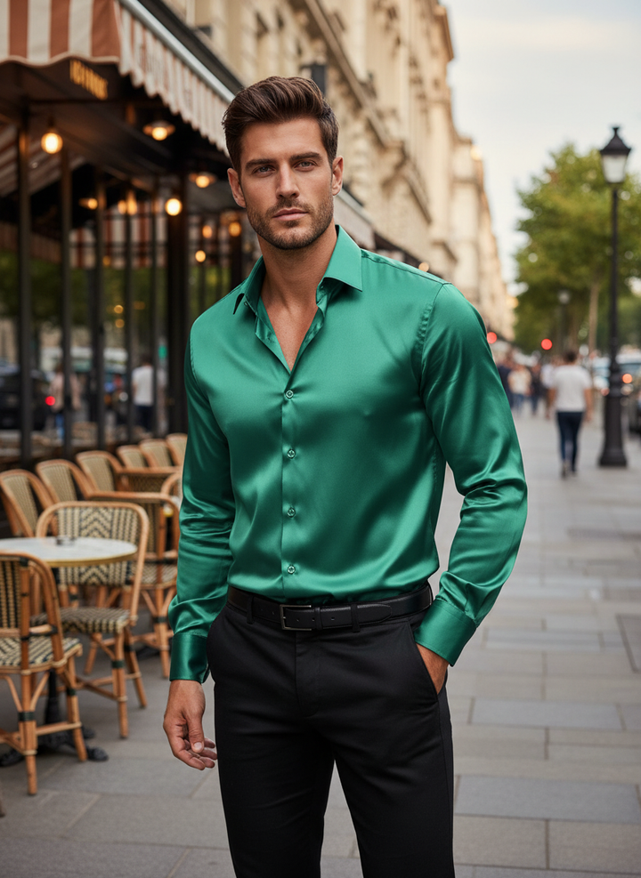 Lune London | Men's Premium Silk Shirt