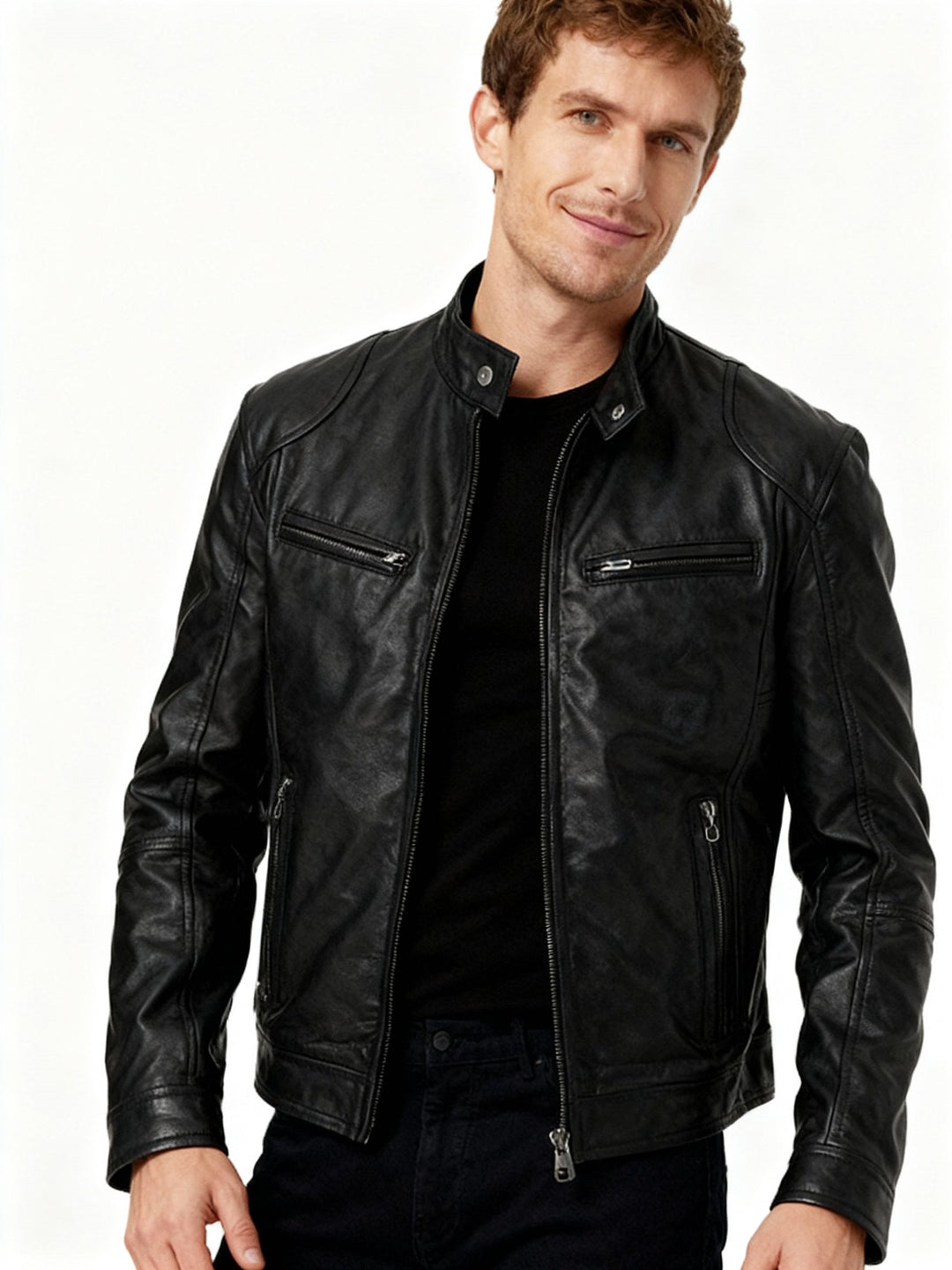 Lune London | Men's Jacket with Lining, Pockets, and Adjustable Cuffs, Casual and Everyday Jacket