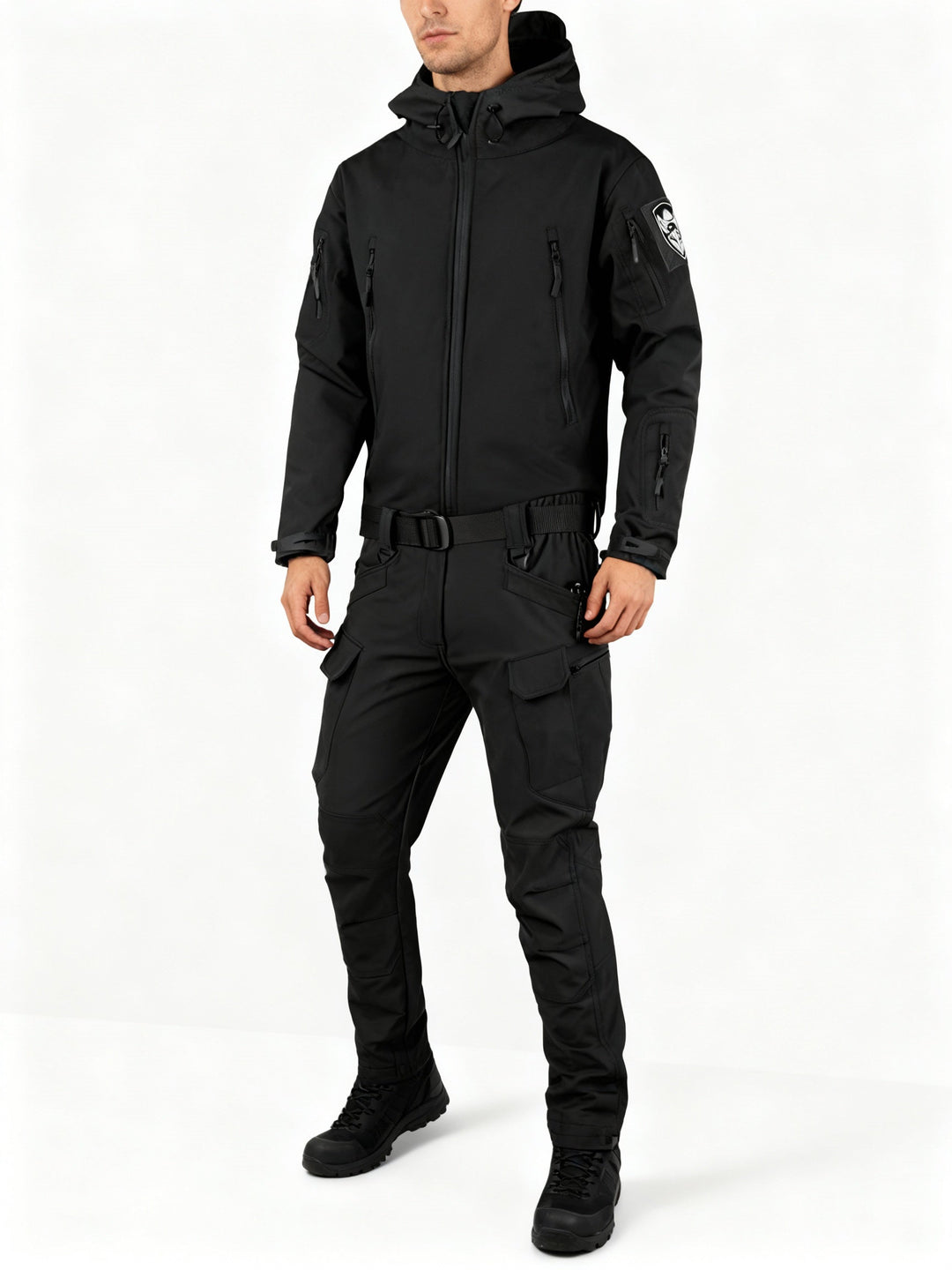 Men's Multifunctional Jacket with Fleece Lining and Zipper Lune London