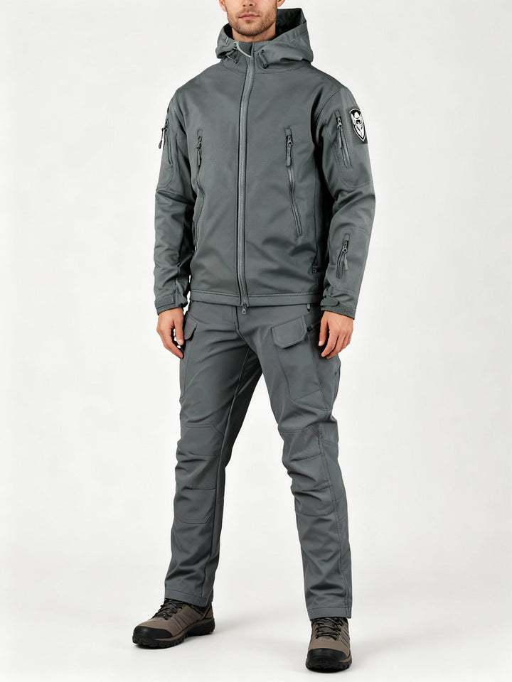 Men's Multifunctional Jacket with Fleece Lining and Zipper Lune London