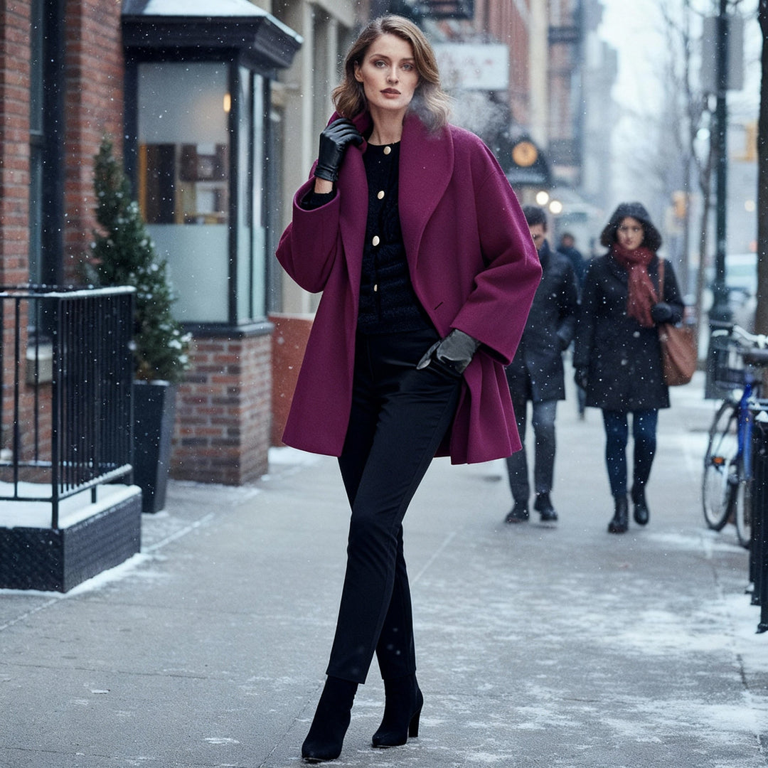 Elegant Windproof Women's Coat
