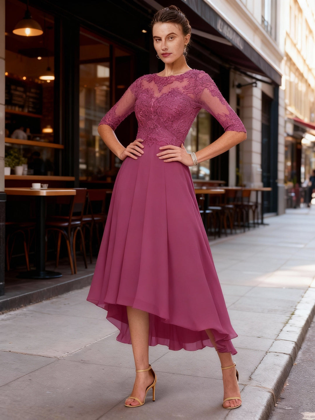 Lune London | Satin Elegance Evening Dress