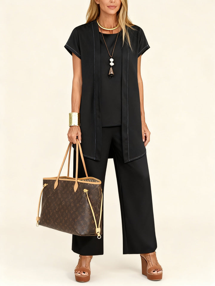 Lune London | Three Piece Set – Top & Pants for Women