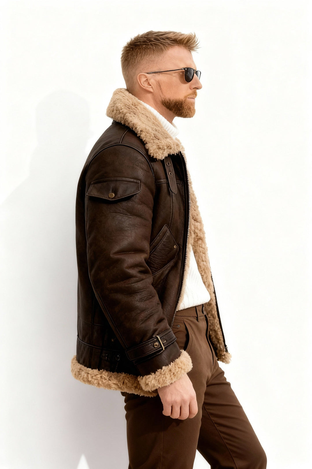 Lune London | Cozy Camel Padded Men's Flight Jacket