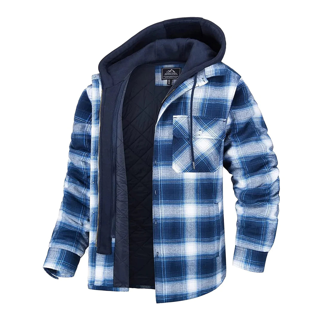 Lune London | Checked Men's Coat with Classic Touch