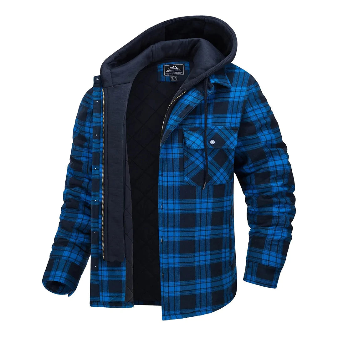 Lune London | Checked Men's Coat with Classic Touch