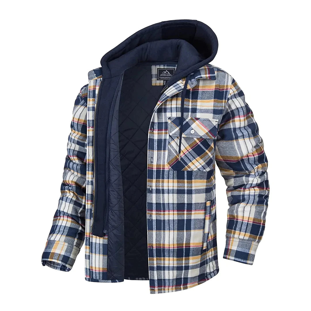 Lune London | Checked Men's Coat with Classic Touch