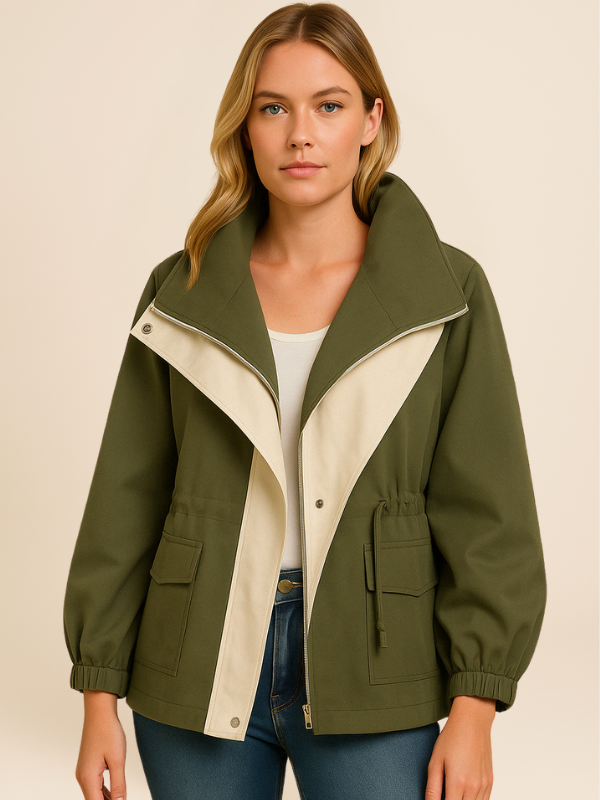 Lune London | Oversized layer-look leisure jacket - Versatile transition jacket for everyday wear and outdoor activities