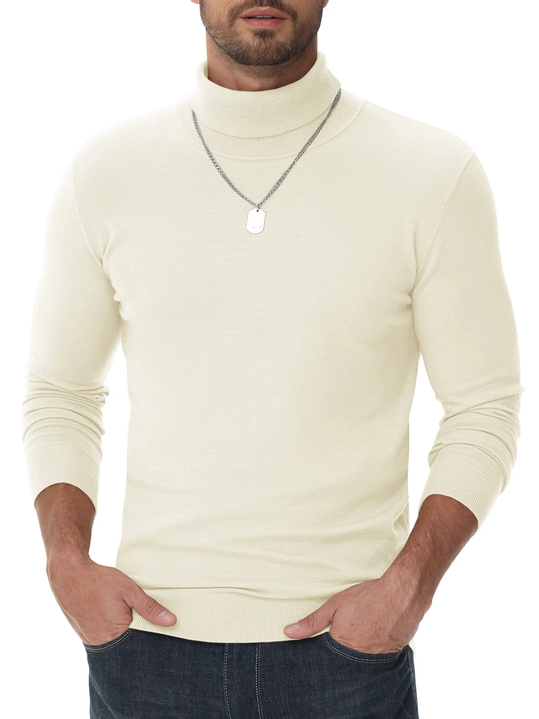 Lune London | Roll Neck Sweater - Men's Slim Fit