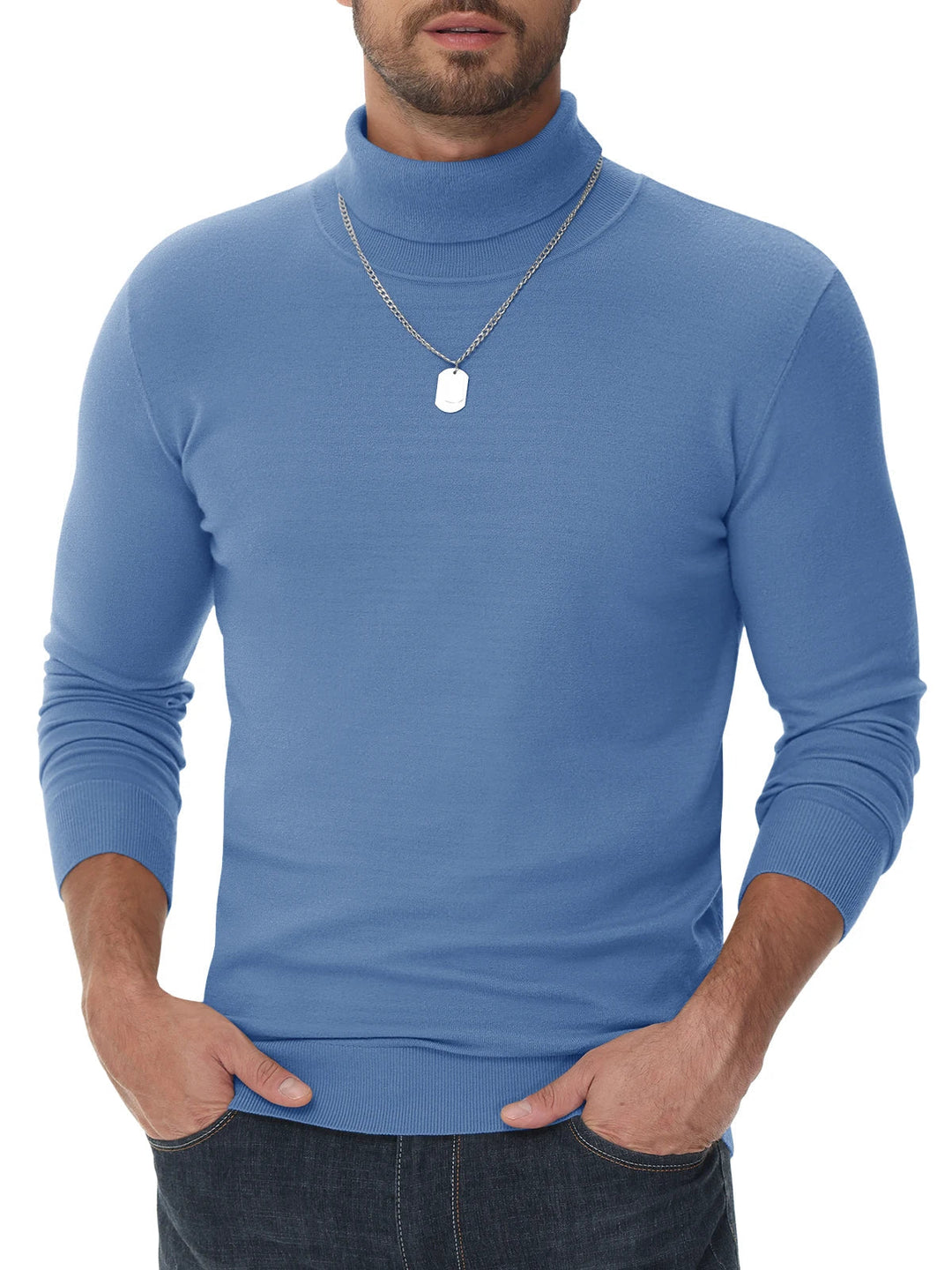 Lune London | Roll Neck Sweater - Men's Slim Fit
