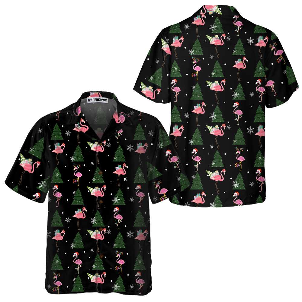 Lune London | Flamant Merry Christmas to you all T-shirt Hawaii, Fun Christmas T-shirt, Best Christmas gift idea
