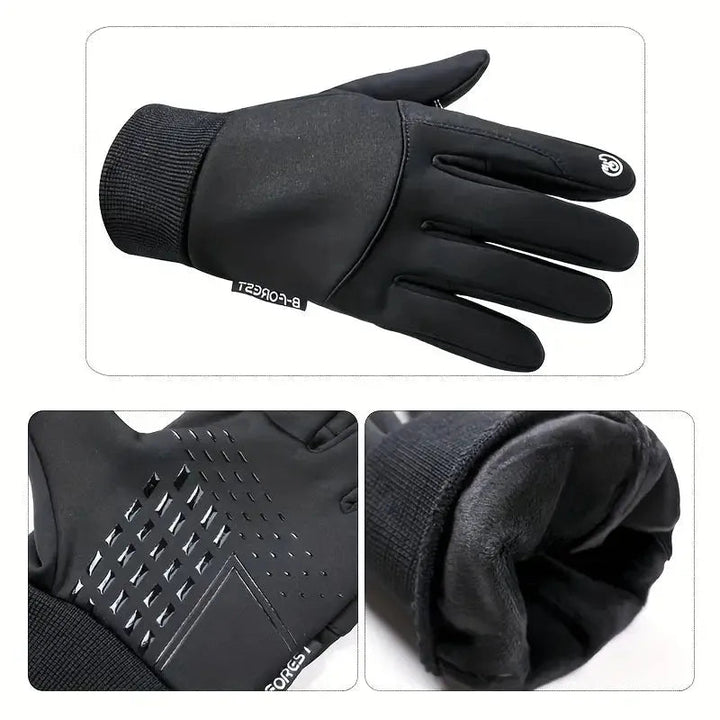 Lune London | Fleece gloves for men & women - Wind and waterproof