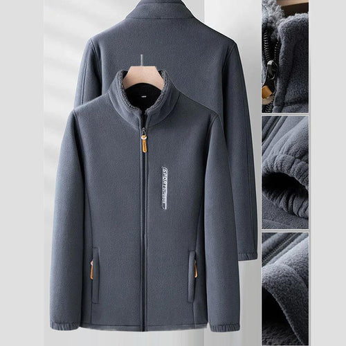 Lune London | Fleece jacket for men, double-sided - Winter