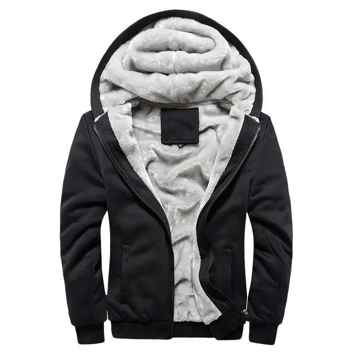 Lune London | Fleece jacket for men - With hood, Winter