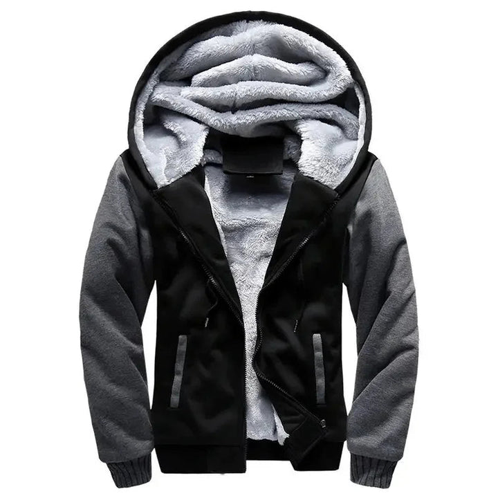 Lune London | Fleece jacket for men - With hood, Winter