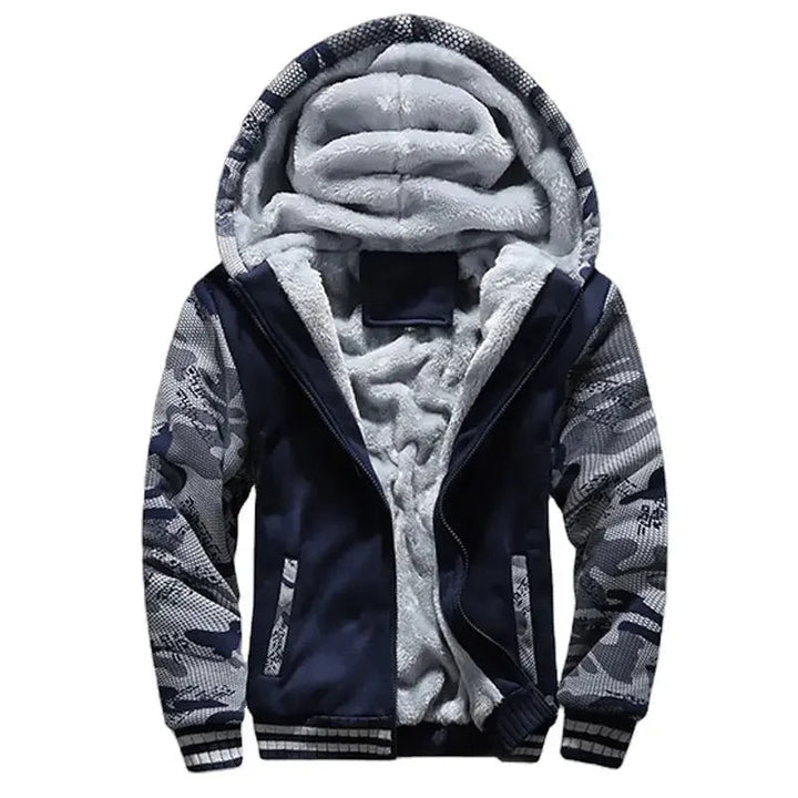 Lune London | Fleece jacket for men - With hood, Winter