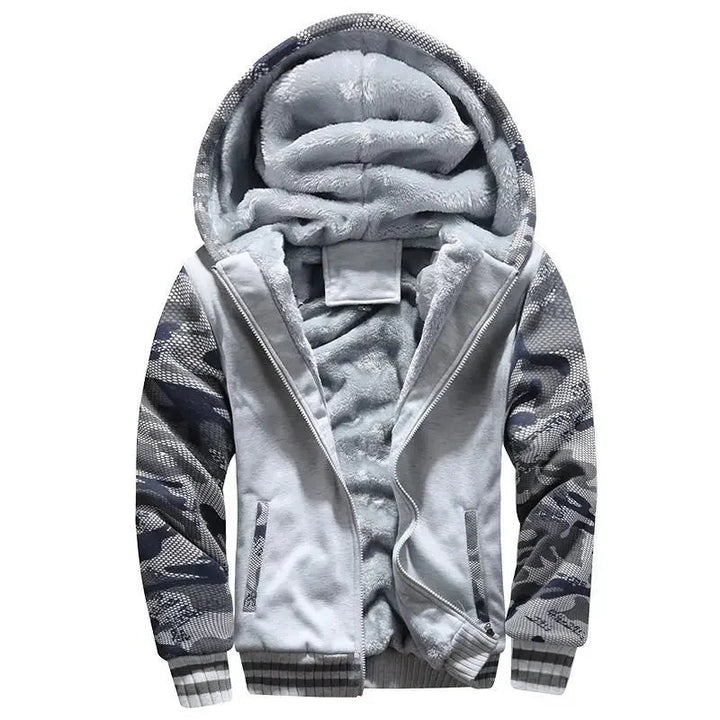 Lune London | Fleece jacket for men - With hood, Winter