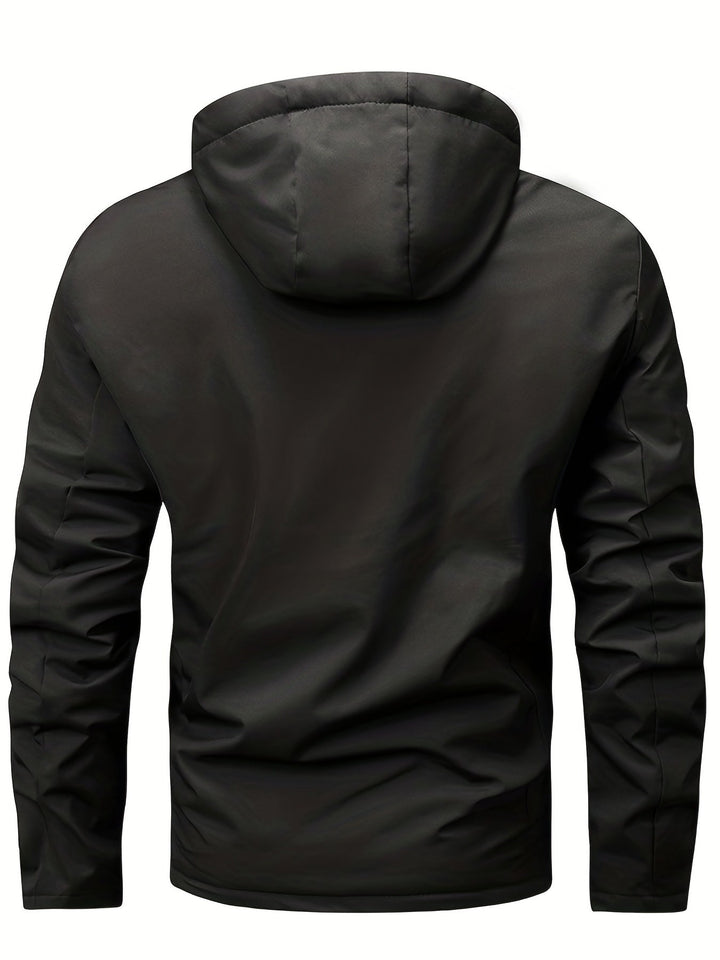 Lune London | Fleece jacket for men - with hood - regular fit - winter